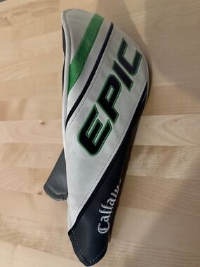 Callaway Epic Fairway Wood Headcover White Black Green Golf Club Wood Cover
